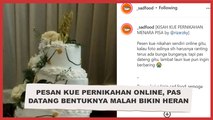 Sedih Abis! Pesan Kue Pernikahan Online, Pas Datang Bentuknya Malah Bikin Heran