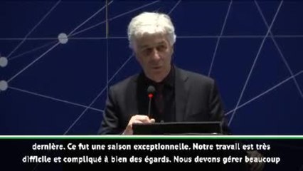 Le discours de Gasperini, élu meilleur entraîneur de Serie A