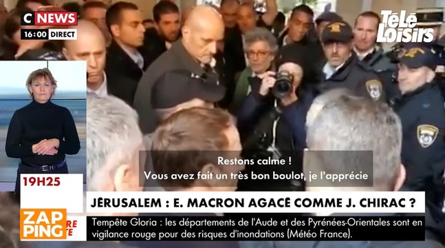 Emmanuel Macron à Jérusalem : son énorme coup de gueule contre les services de sécurité israéliens qui rappelle celui de Jacques Chirac