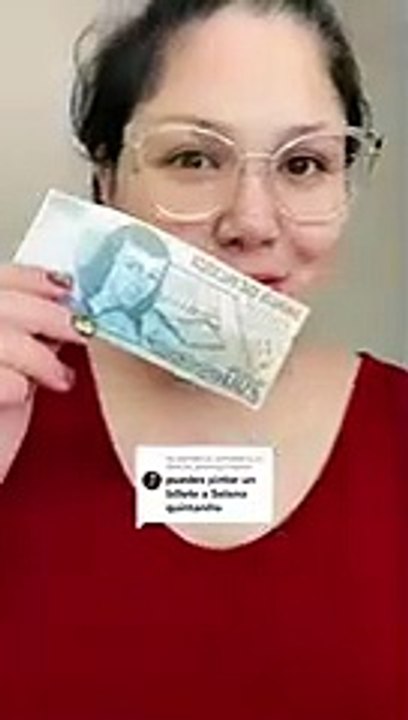 Homenaje a Selena Quintanilla: tiktoker la pinta en un billete viejo