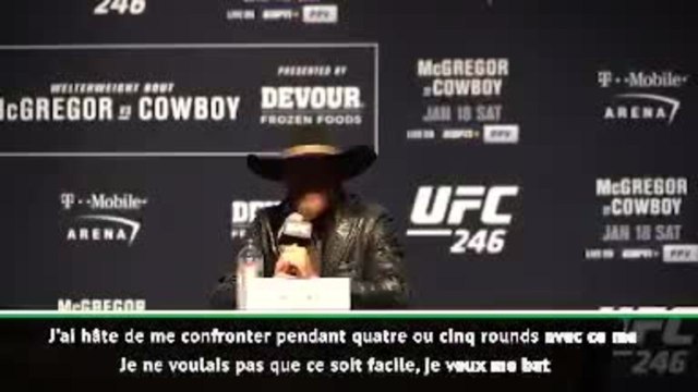 UFC 246 - Cerrone : ''Conor est une espèce en voie de disparition''
