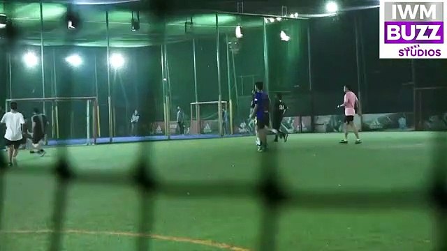 Kartik Aaryan spotted at football ground in juhu during playing football match