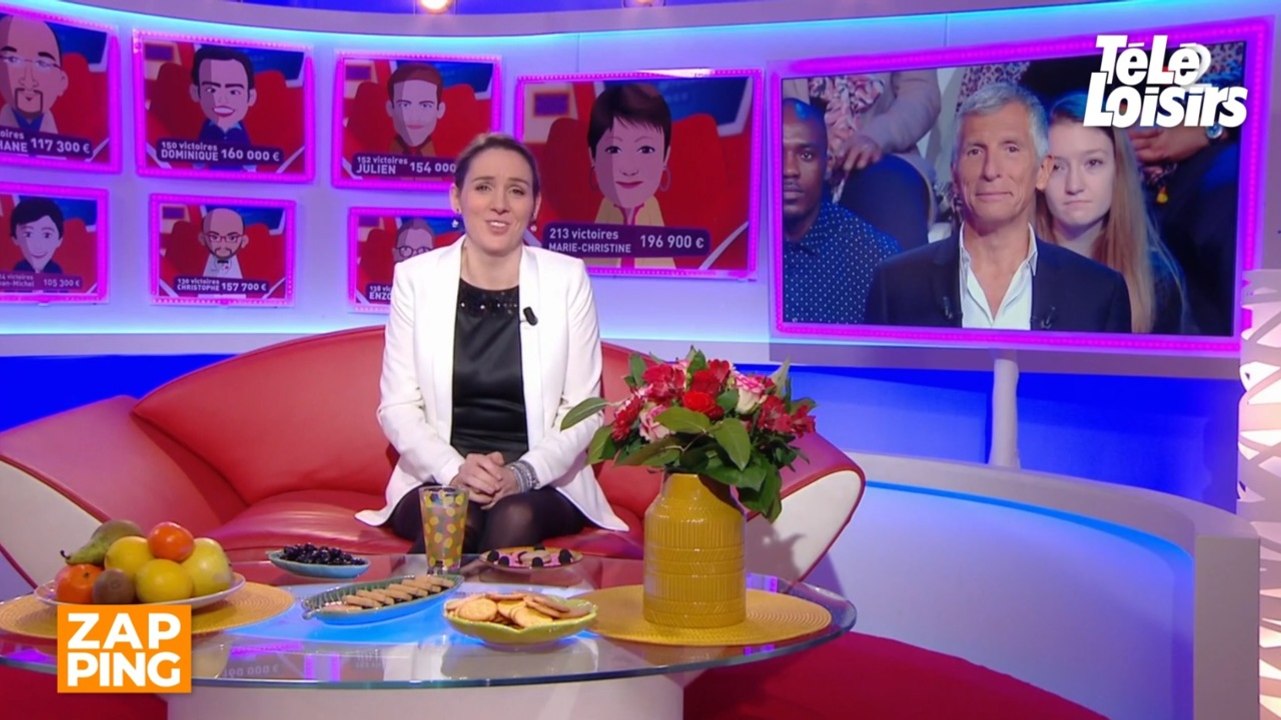 Nagui rembarre Sandrine l'actuelle championne de Tout le monde veut prendre sa place