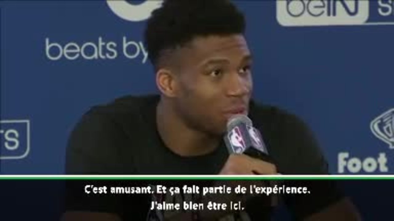 Paris Game - Giannis Antetokounmpo : ''La dernière fois que j'étais venu à Paris, personne ne me connaissait''
