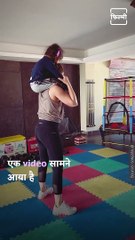 Soha Ali Khans Cute Gym Buddy Is Daughter Inaaya, Watch Video