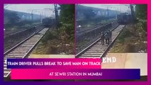 Train Driver Pulls Break To Save Man On Track At Sewri Station In Mumbai