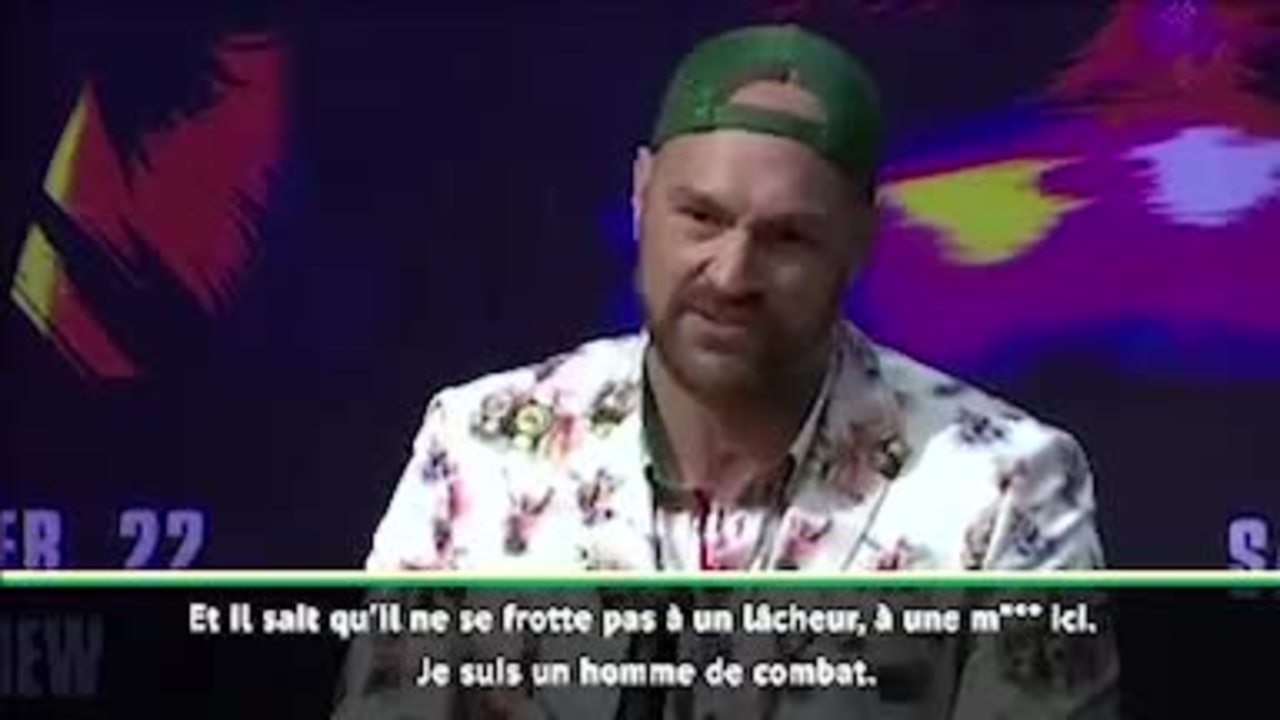 Poids lourds - Fury : ''Qu’il me cloue sur la toile ou je le mange tout cru''