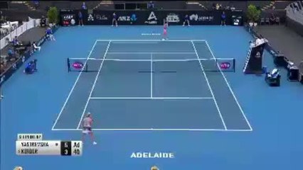 Adélaïde - Kerber abandonne contre Yastremska