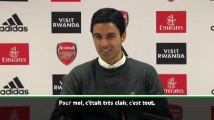 20e j. - Arteta : "On est responsable de tout ce qu'on fait de mal sur le terrain"