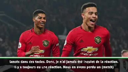 19e j. - Solskjaer:"Jamais inquiet de la réaction"
