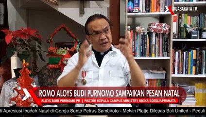 Romo Aloys Budi Purnomo, Sampaikan Pesan Natal 2021