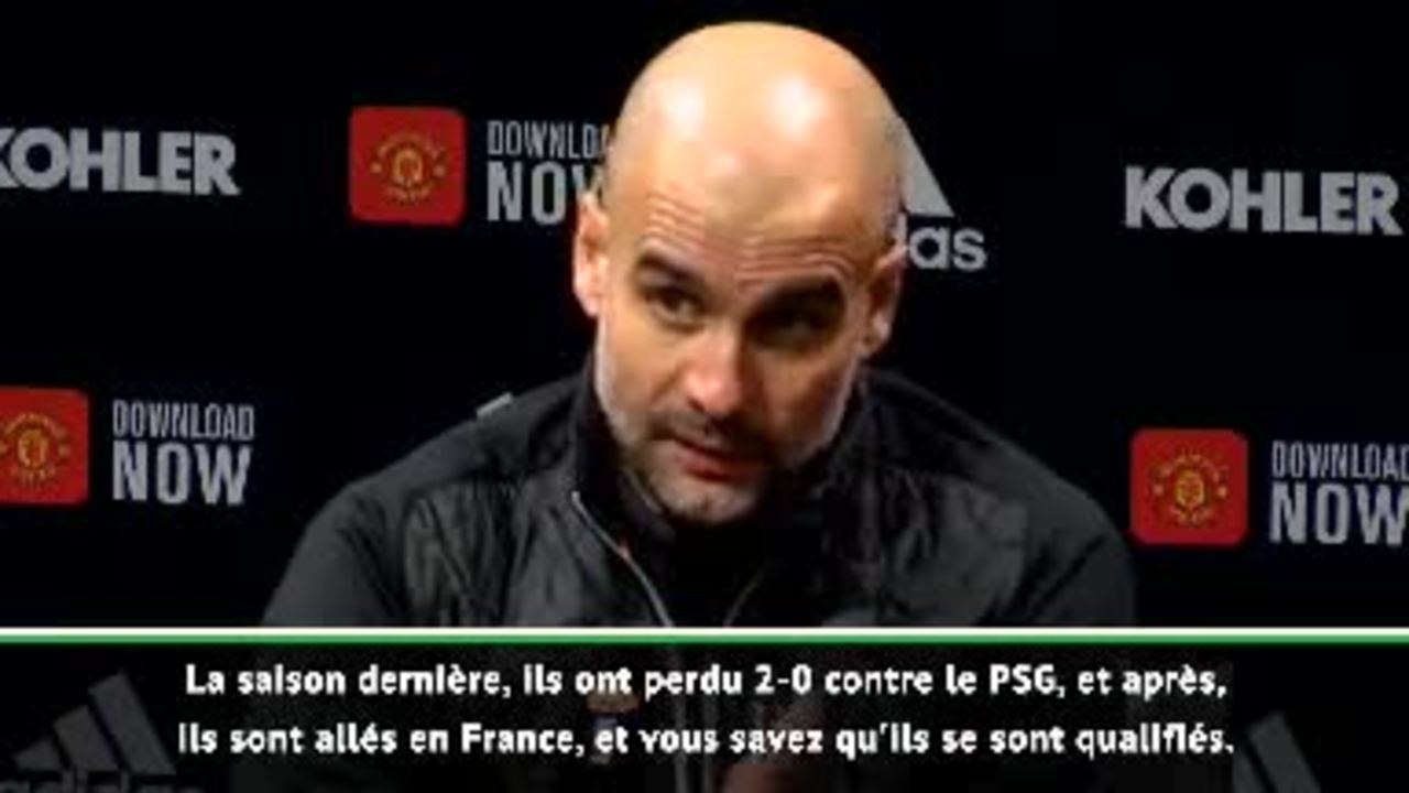 League Cup - Guardiola : "Tout peut arriver dans le football, United est une équipe dangereuse"