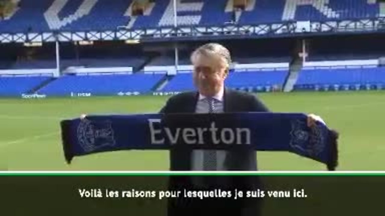 Everton - Ancelotti : "Nous allons rapidement progresser"
