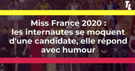 Miss France 2020 : les internautes se moquent d'une candidate, elle répond avec humour