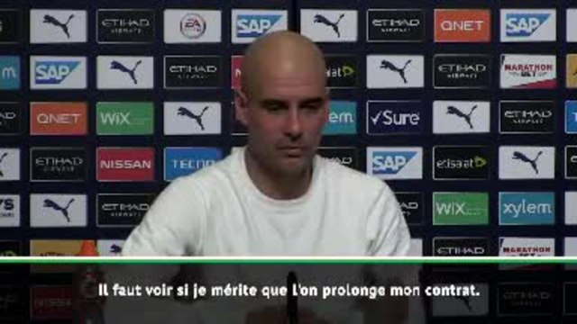 Man City - Guardiola : Prolonger mon contrat ? Il faut voir si je le mérite