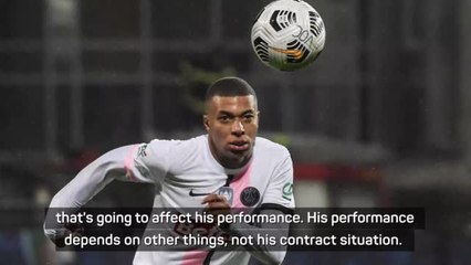 Pochettino not worried about Mbappe contract 'distraction'