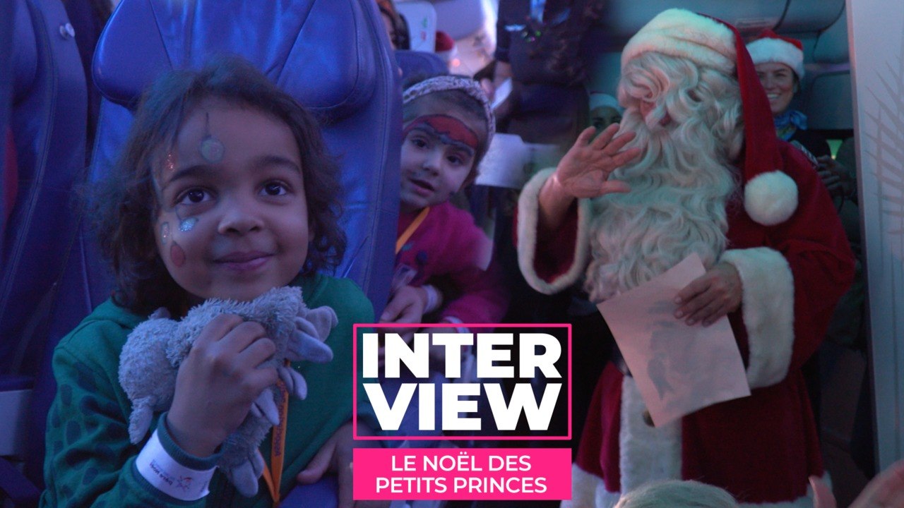 Les enfants partent à la rencontre du Père Noël grâce à l'association Petits Princes