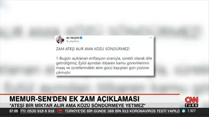 Son Dakika... Memur-Sen'den ek zam açıklaması | Video Haber