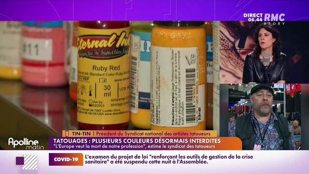 On peut tout dire sur RMC : Tatouages, plusieurs couleurs désormais interdites - 04/01