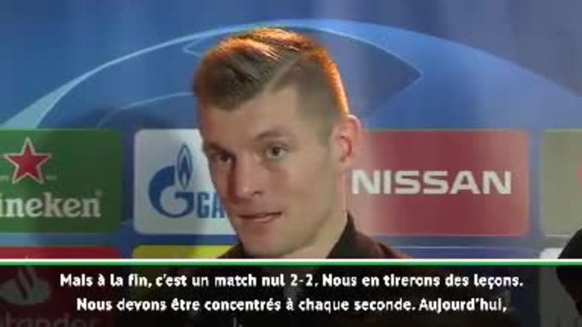 Groupe A - Kroos : Nous devons être concentrés à chaque seconde