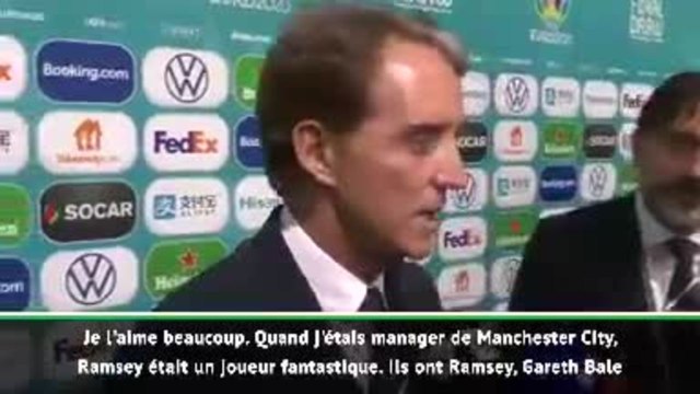 Euro 2020 - Mancini : Contre Ramsey et Bale, un match difficile
