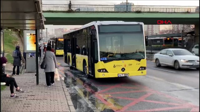 İETT otobüsünde korkutan yangın