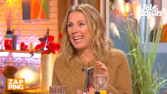 Agathe Lecaron reçoit un SMS coquin en plein direct dans La Maison des maternelles : T'es trop bonne...