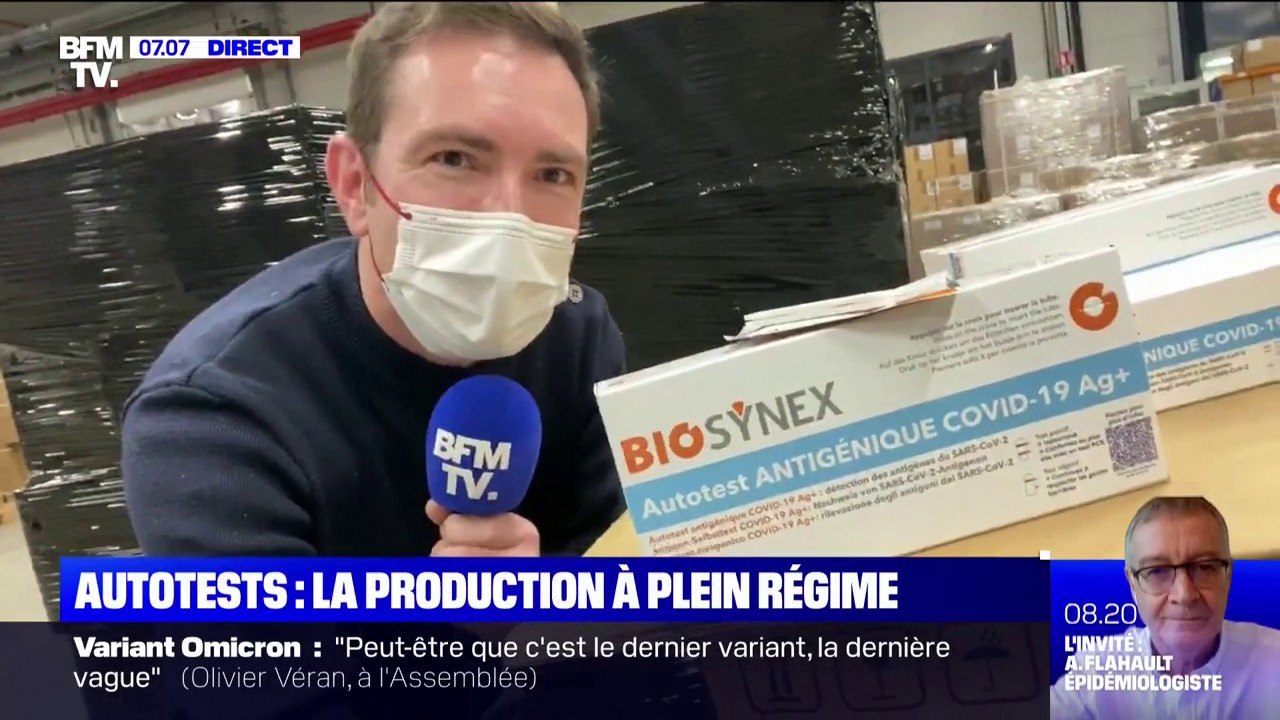 La production d'autotests tourne à plein régime...