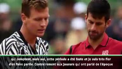 Berdych: "Fier d'avoir fait partie de cette période faste"