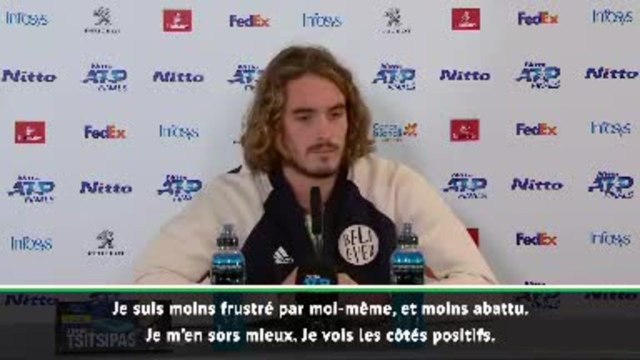 Masters - Tsitsipas: Je suis moins frustré par mes défaites