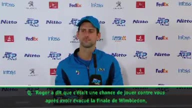 Masters - Djokovic sur Federer : La finale de Wimbledon n'a plus d'importance