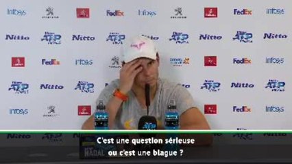 Masters - ''Vous êtes avec votre femme depuis combien de temps ?'' : le dialogue surréaliste entre Nadal et un journaliste italien