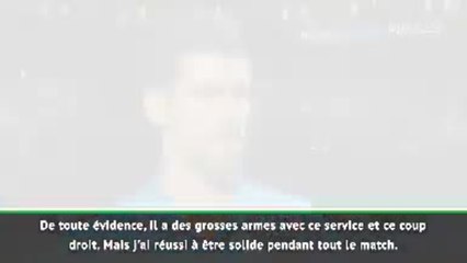 ATP Masters - Djokovic: "J'ai été très solide pendant tout le match"
