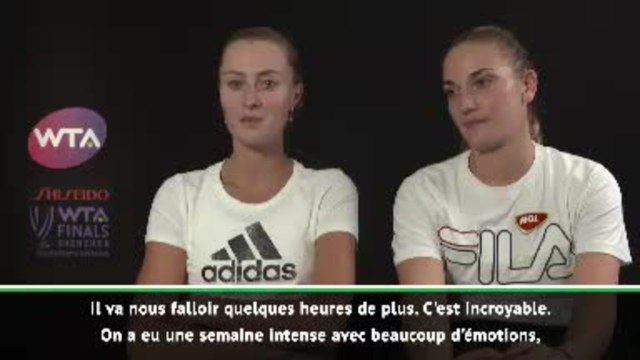 Masters de double - Mladenovic : ''Une semaine intense''