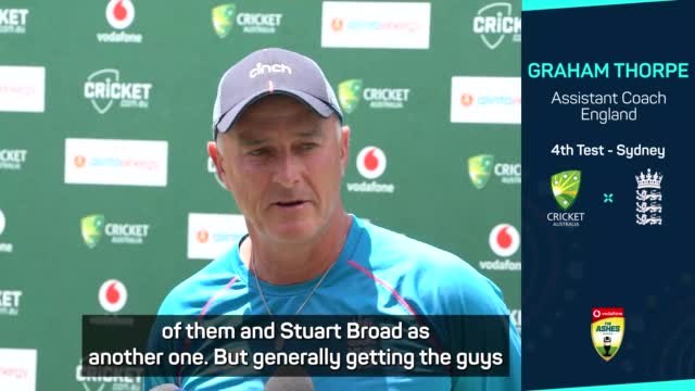 Thorpe hopeful 'caged tigers' Stokes and Broad can revive England