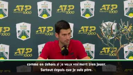 Rolex Paris Masters - Djokovic : ''Vous allez me voir encore longtemps''