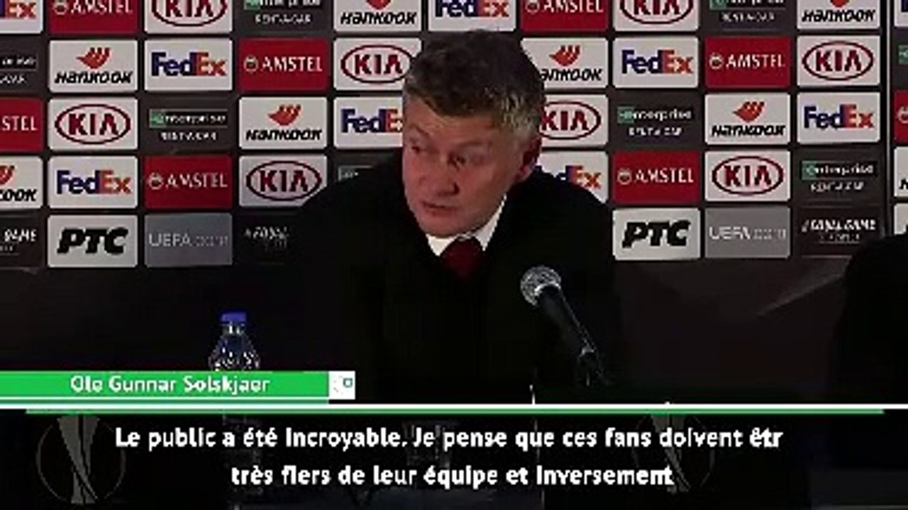 Groupe L - Solskjaer et l'entraîneur du Partizan saluent l'ambiance de Belgrade