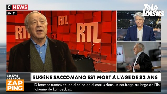 Mort d'Eugène Saccomano : Bernard Tapie rend un hommage poignant au commentateur sportif