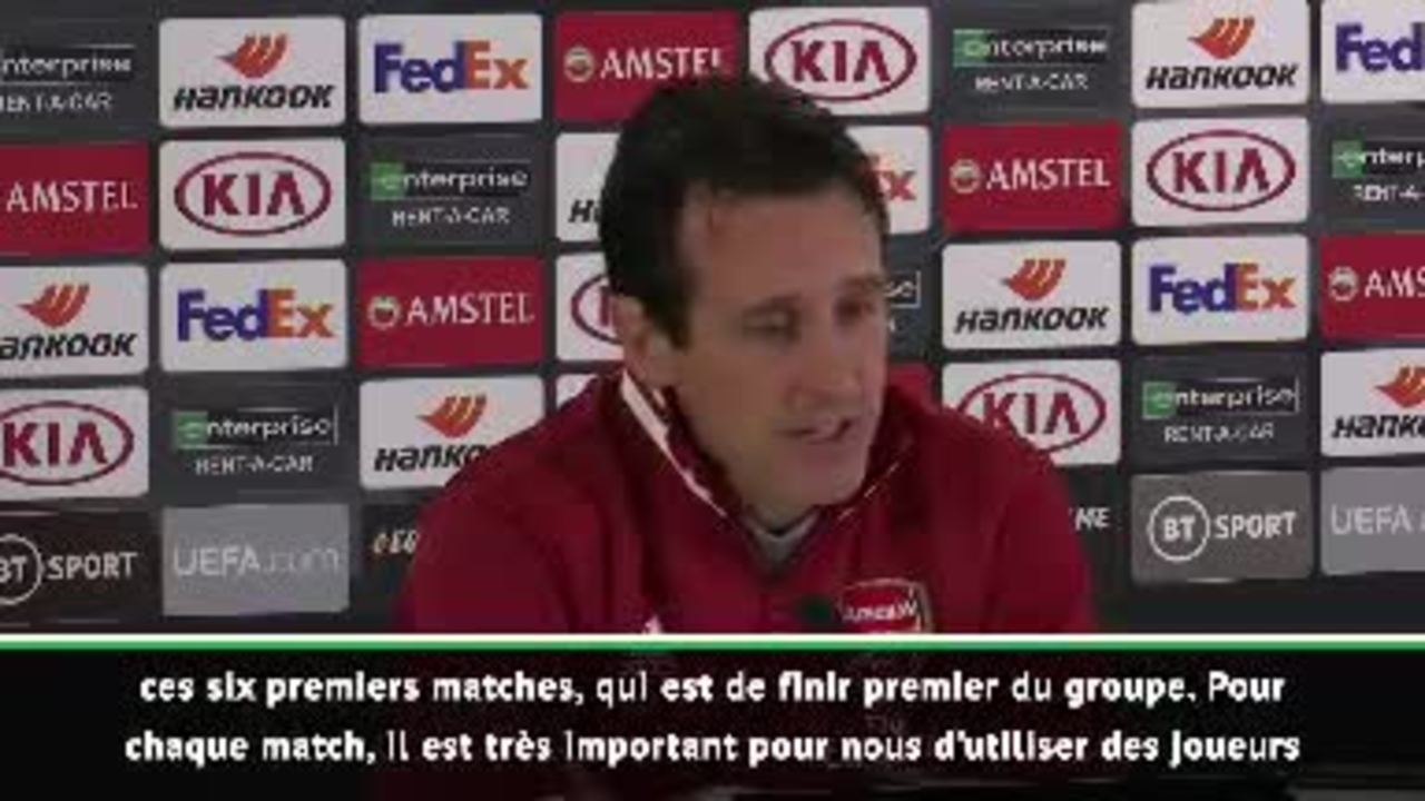Arsenal - Emery : "Montrer que nous progressons"