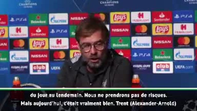 Groupe E - Klopp : Nous ne prendrons pas de risques avec Salah