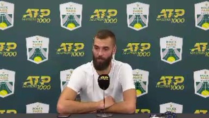 Rolex Paris Masters - Paire : "J'ai fait le point du match"