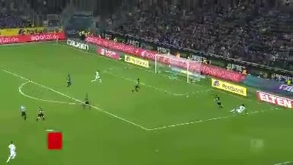 Bundesliga: 9e j. - L'ouverture du score de Marcus Thuram pour Monchengladbach