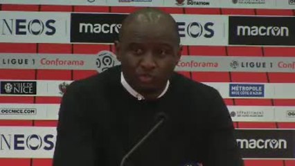 10e j. - Vieira : "Il faut laisser du temps aux recrues"