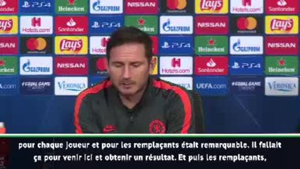 Chelsea - Lampard : "Ravi pour mes remplaçants"