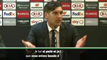 Groupe J - Fonseca : "Nous devons gérer Pastore"