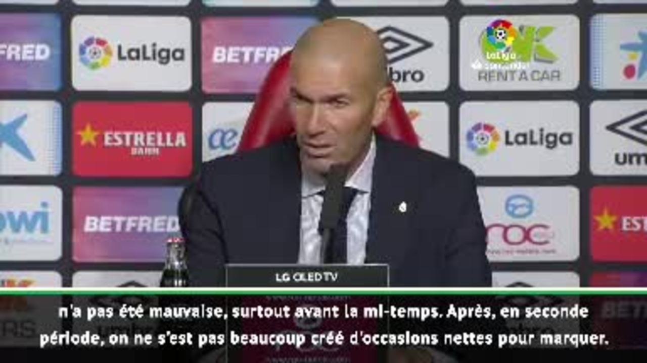 Real - Zidane : "Il nous a manqué un peu de tout"