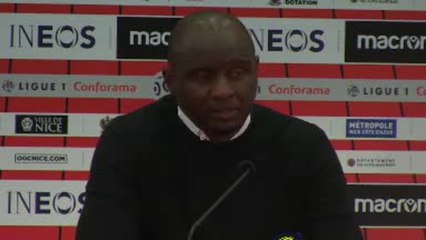 10e j. - Vieira : "On a trop respecté le PSG"