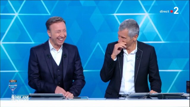 La blague osée de Nagui dans Tout le monde joue avec l'histoire fait mourir de rire Stéphane Bern