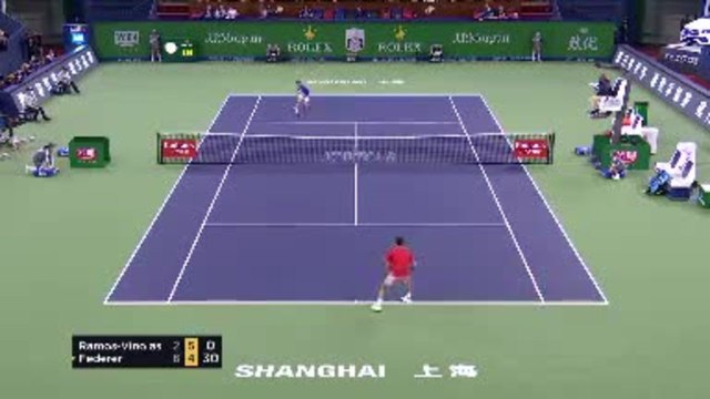 Shanghai - Federer sans trembler contre Ramos-Vinolas