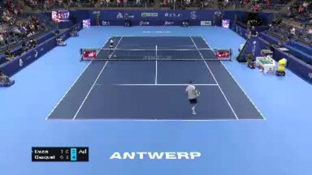 Anvers - Gasquet déjà dehors